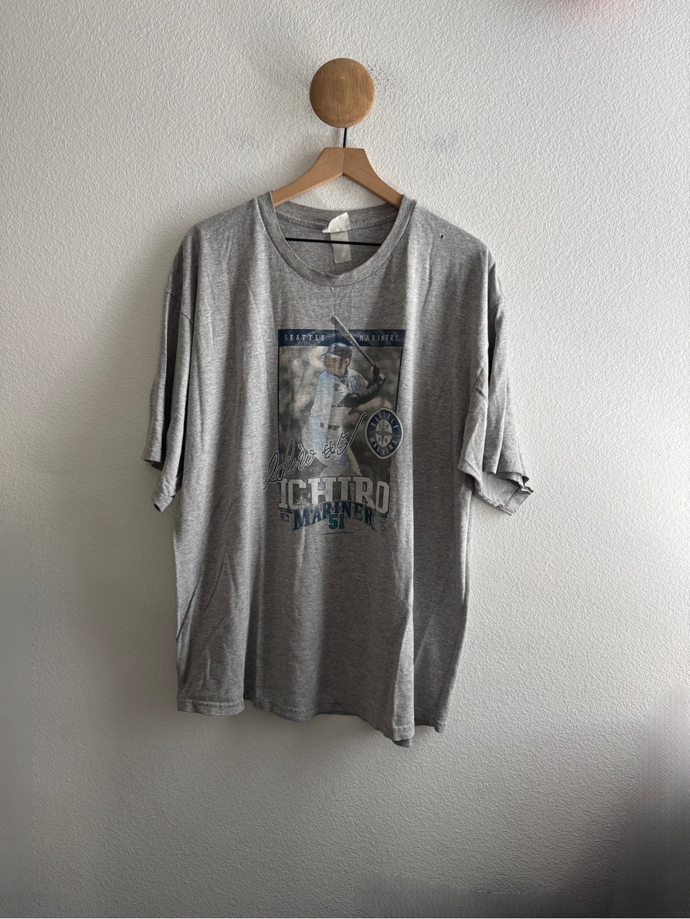 Vintage Lee Sport Seattle Mariners Ichiro 51 Tshirt